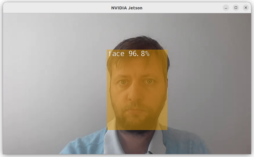 Edge AI face detection example 1